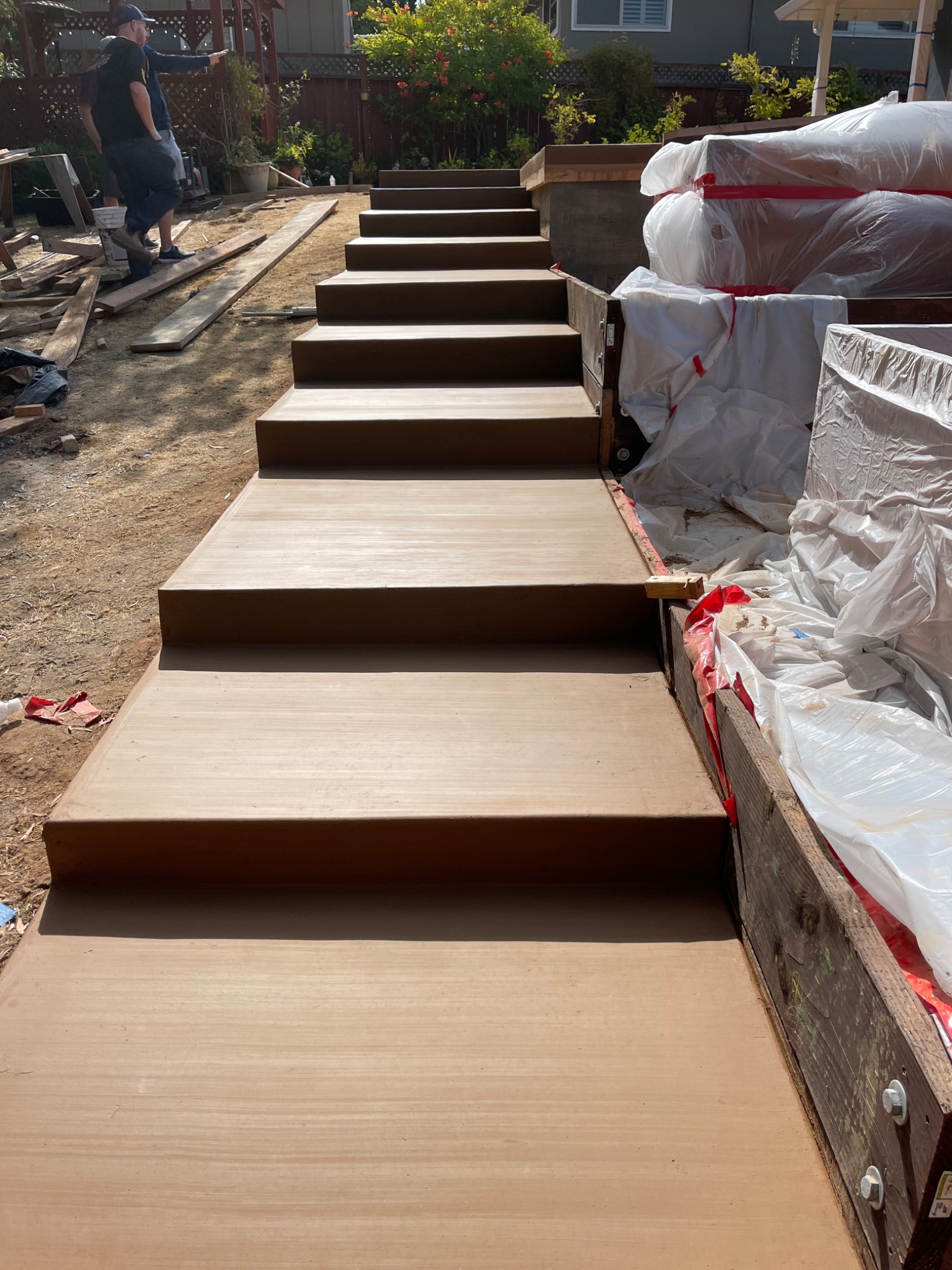 Decorative Steps completed by Creative Concrete SF