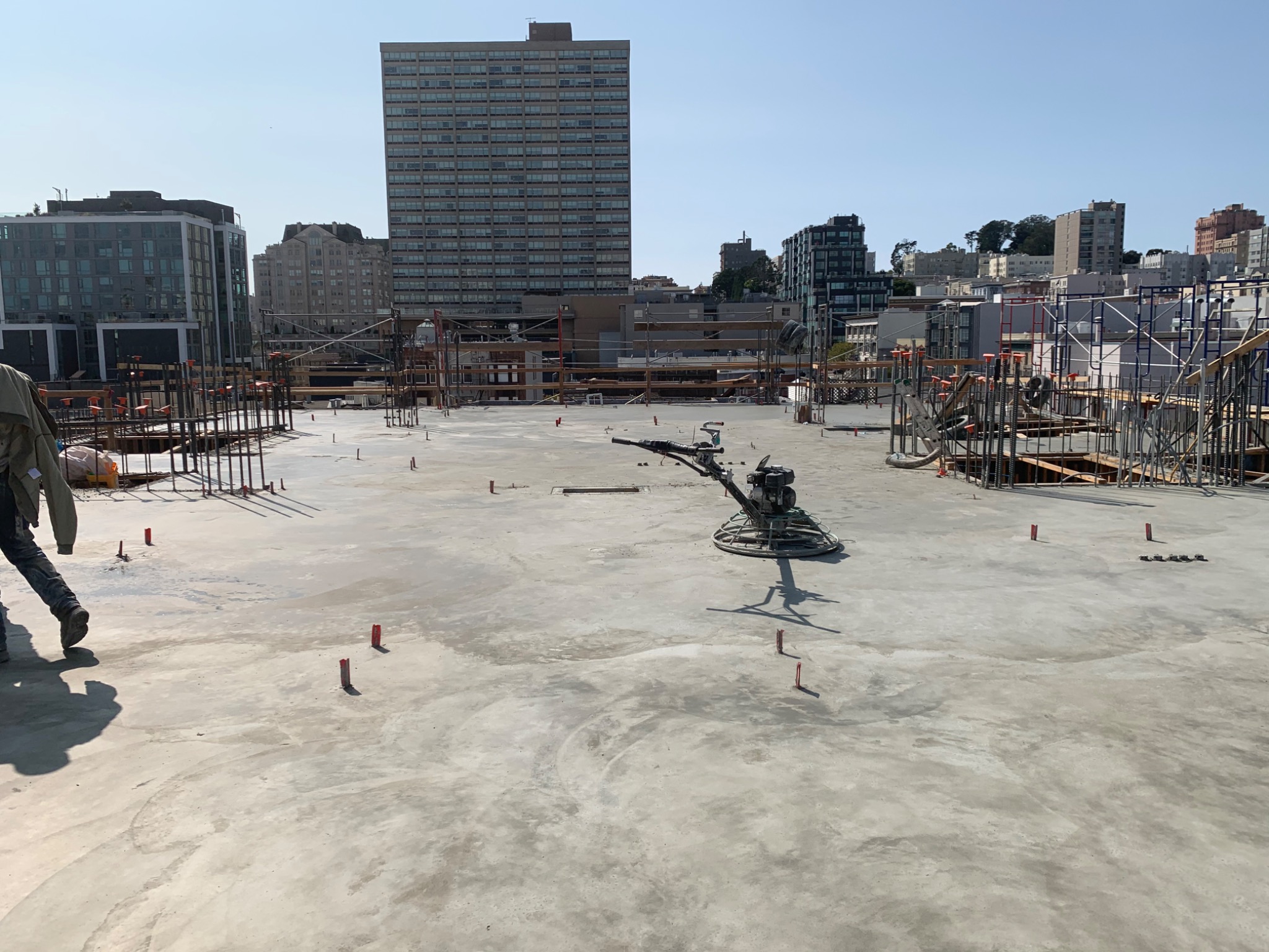 Commercial Concrete Slab completed by Creative Concrete SF